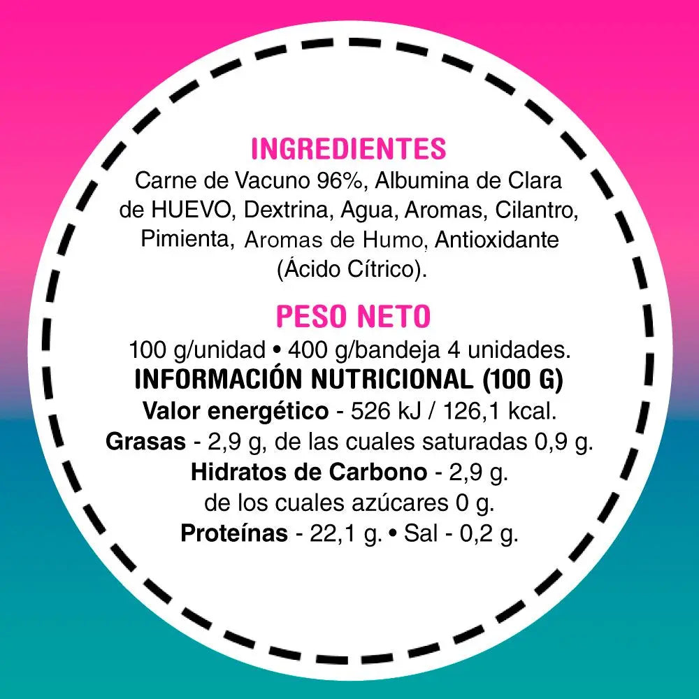 Hamburguesas Meat Protein ¨SOLO EN TIENDA¨