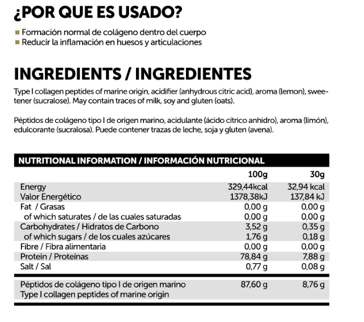 WARRIOR COLLAGENO LIMA LIMON 300G