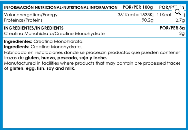 ALIVE CREATINA MONOHIDRATO FRESA ACIDA 500G