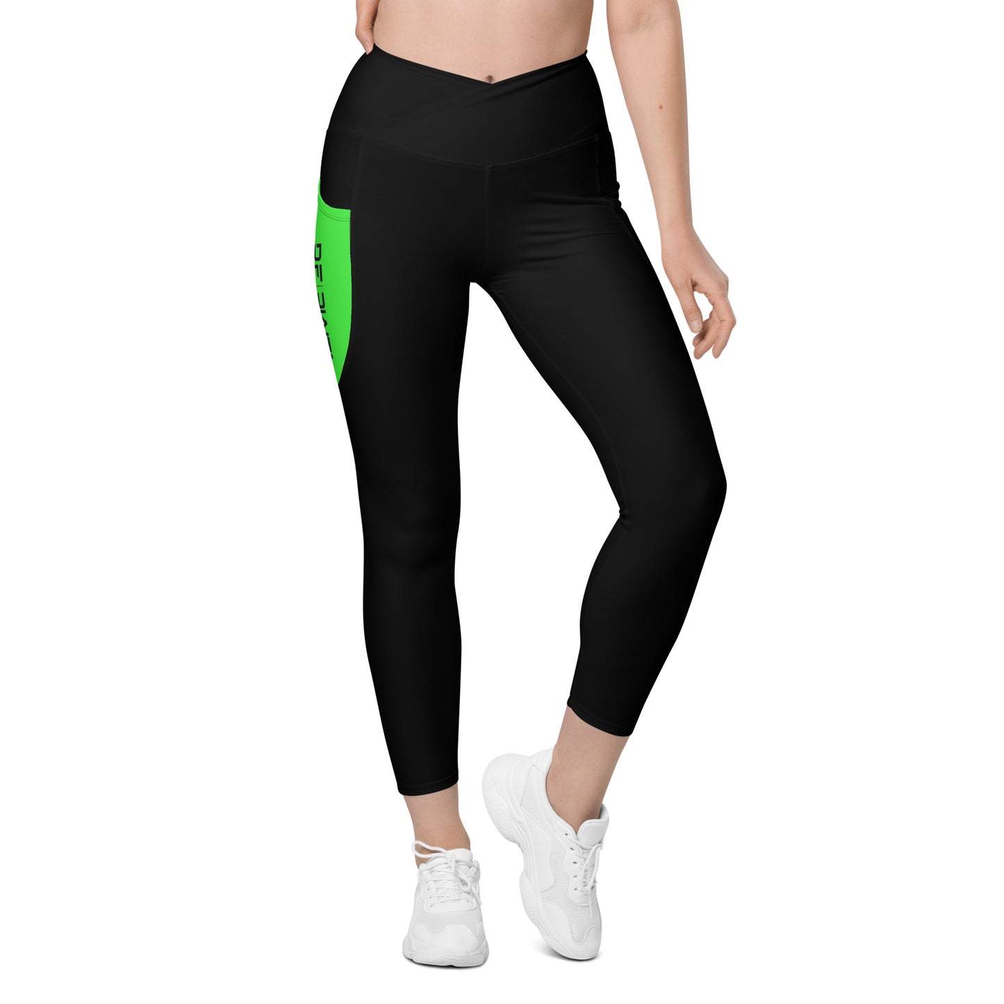 Leggins de cintura cruzada con bolsillos Diaita Fitness