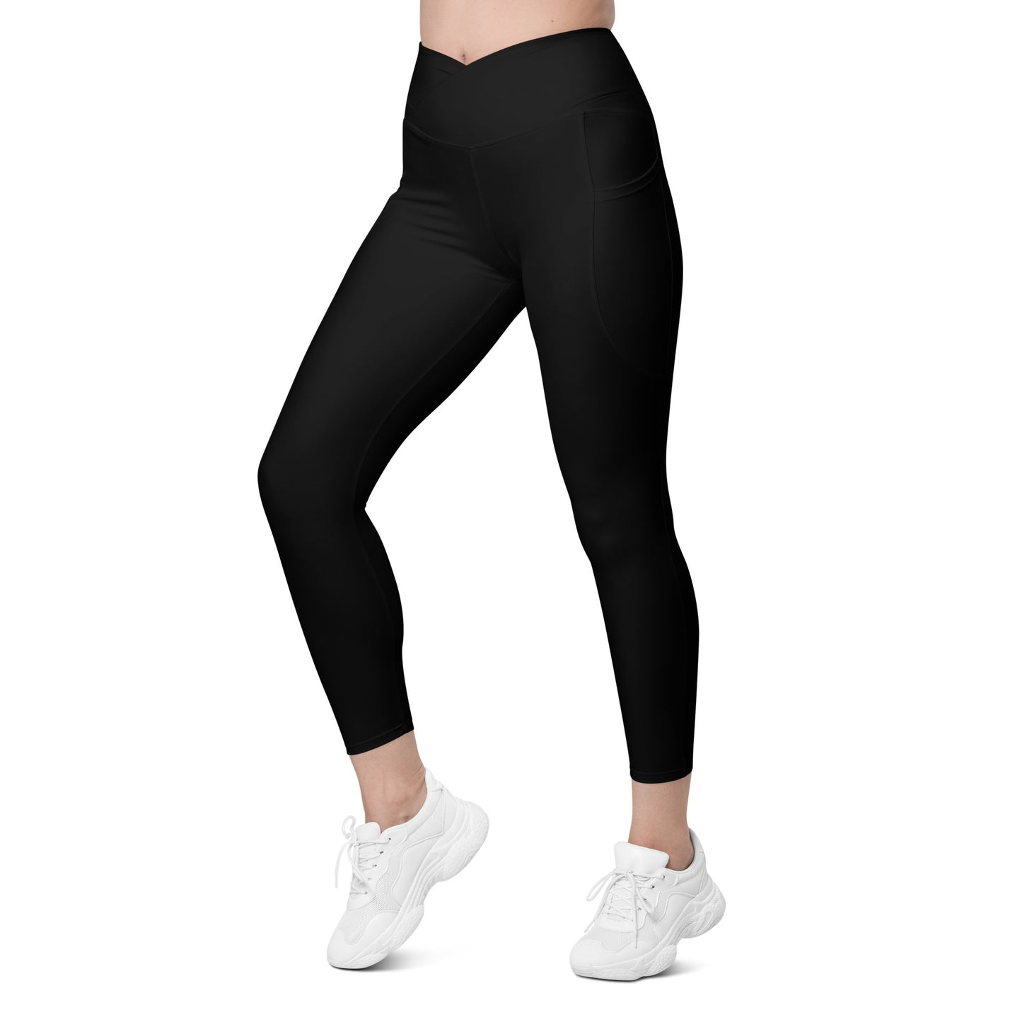 Leggins de cintura cruzada con bolsillos Diaita Fitness