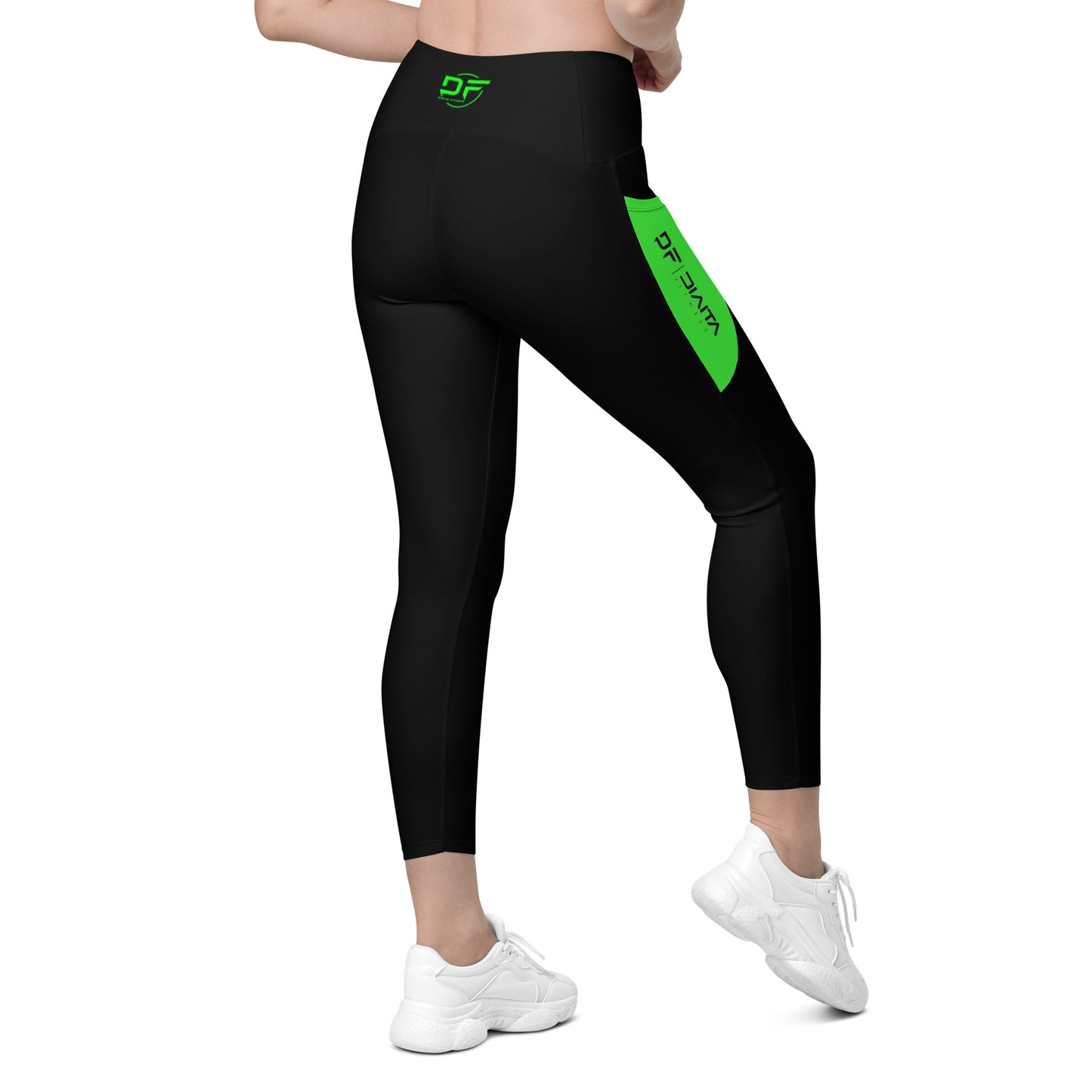 Leggins de cintura cruzada con bolsillos Diaita Fitness