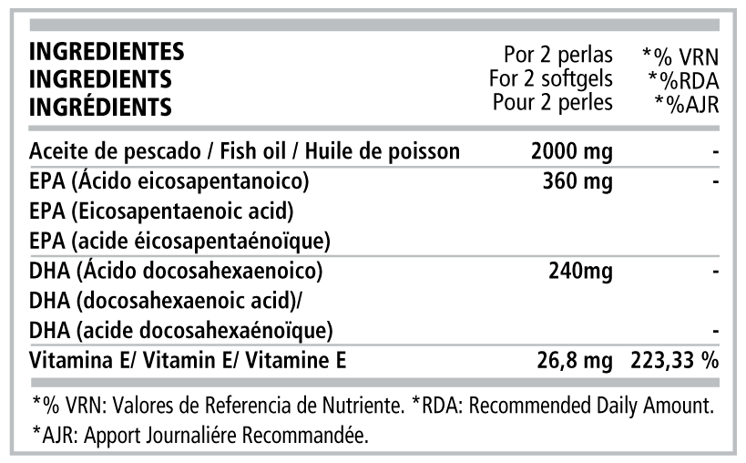 OMEGA 3 + VITAMINA E - Diaita Fitness