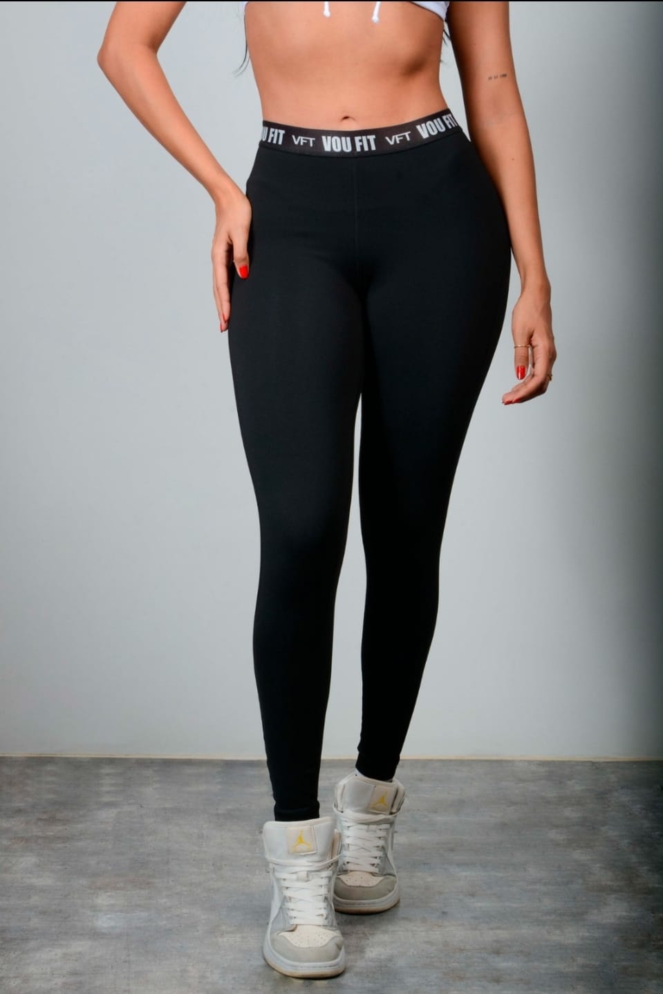 LEGGING BANDA NEGRO